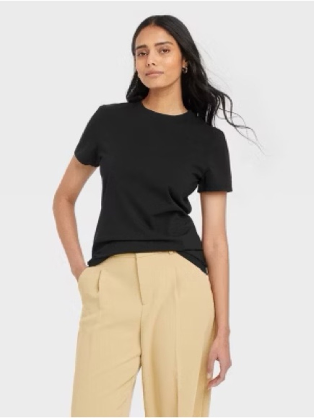 a new day black oversized soft tshirt